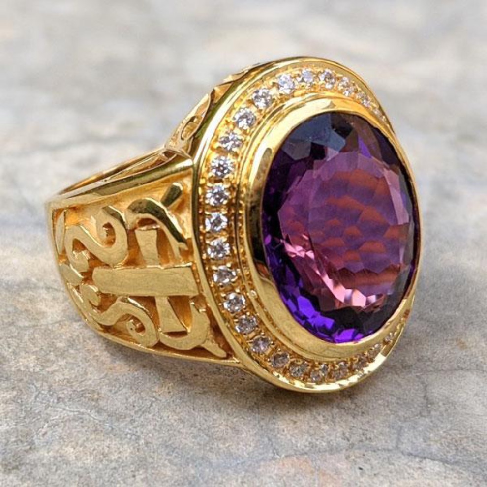 Bishop on sale ring amethyst